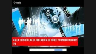 CHARLA INFORMATIVA EPE  ING DE REDES Y COMUNICACIONES [upl. by Eeleak580]