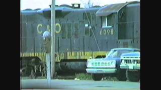 Western Maryland Railway in Elkins West Virginia 1986 [upl. by Alrad414]