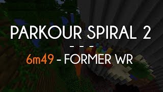 PARKOUR SPIRAL 2  Speedrun in 6m49 Former WR [upl. by Binky]