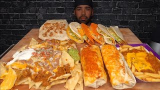 ASMR NO TALKING TACO BELL MUKBANG [upl. by Reyem534]