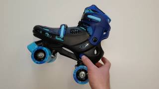 How To Adjust SFR Storm II Adjustable Roller Skates [upl. by Annahsirhc]