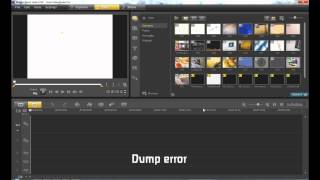 Dump error in Corel Video Studio X6 [upl. by Ecitnerp517]