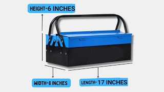 Metal Tool Box 3 Compartment Cantilever from JioMart link in description Malayalam [upl. by Isnam]