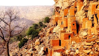 The Unique Cliffside Homes Of Malis Dogon People  Land of the Dogon [upl. by Newbill849]