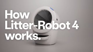 How LitterRobot 4 Works  SelfCleaning Litter Box [upl. by Ynar940]