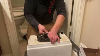 How to fix 2 Piece Kohler toilet leaking from Tank  How to replace a Kohler 3quot Flush valve [upl. by Akenet]