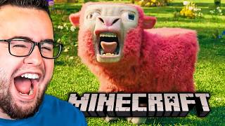 A MINECRAFT MOVIE Trailer Reaction [upl. by Surtimed]