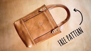 You Can Make this Leather Mini Tote [upl. by Atinihs193]