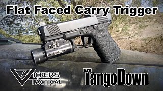 Vickers TacticalTango Down Flat Faced Carry Trigger [upl. by Anaira710]