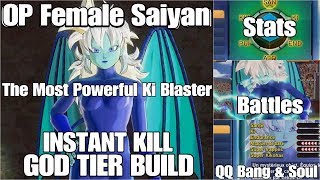 Xenoverse 2  Build Femelle Saiyen Pure Kikoha Pure Ki Blaster Female Saiyan Build [upl. by Ori862]