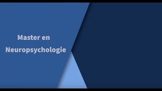 Découvrez le master en Neuropsychologie et Développement cognitif à lULB [upl. by Sllew]