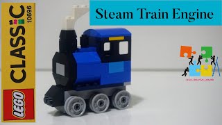 LEGO Classic 10696  Steam Train Engine  How to build LEGO Steam Train Engine [upl. by Rfinnej]