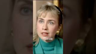 Set Falls onto Hillary as Shes Slandering a Woman Bill had an Affair with in 1992 [upl. by Ennaxor]