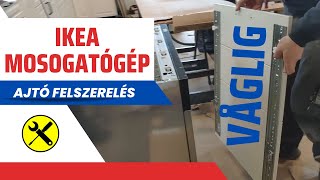 Ikea mosogatógép ajtó felszerelés Vaglig sínnel [upl. by Sev]