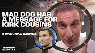 Mad Dog is FUMING about Kirk Cousins Aaron Judge amp 76ers fans 👀  First Take [upl. by Cooperman618]