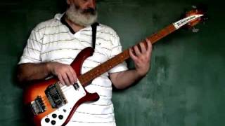 RICKENBACKER 4001 V63 DEMO [upl. by Aronel]