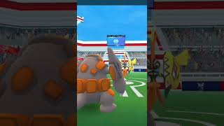 Tapu Koko 卡璞・鳴鳴 カプ・コケコ vs Rhyperior 超甲狂犀 ドサイドン Pokemon Go 寶可夢 [upl. by Synn675]