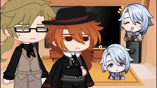 BSD reacts to Kamisato Ayato  Bsd x genshin au 13 [upl. by Elocin]