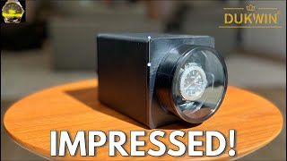 DUKWIN Single Watch Winder Review  How is this only 90 [upl. by Landing]