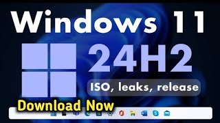 windows 11 new 24H2 release iso । free download [upl. by Annaira]