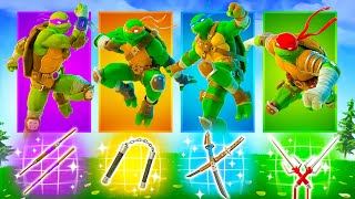 The RANDOM NINJA TURTLES Skin Challenge [upl. by Yanaj]