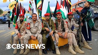 Yemens Houthi rebels claim responsibility for Israel attack [upl. by Avalsorim]