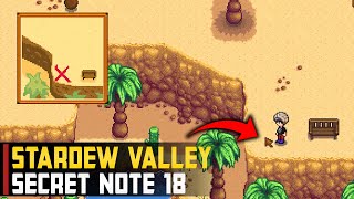 Secret Note Desert  Stardew Valley Secret Note 18 [upl. by Ceil]