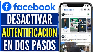 Cómo DESACTIVAR la AUTENTIFICACION en DOS PASOS en Facebook 2024 [upl. by Nikos]