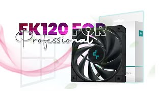 DeepCool FK120 HighPerformance case cpucooler and radiator fan for professional [upl. by Daffie]