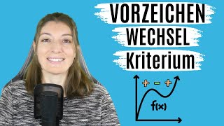 VORZEICHENWECHSEL Kriterium HOCHPUNKT amp TIEFPUNKT berechnen  EXTREMA bestimmen [upl. by Assel]