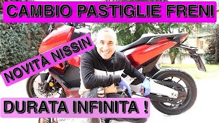 Cambio Pastiglie Freno Honda Forza 750 XADV 750 NISSIN SINTERIZZATE DURATA INFINITA [upl. by Nurav]