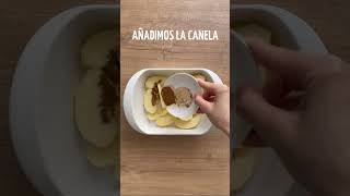 🍏MANZANA ASADA 4 minutos en microondas [upl. by Teteak]