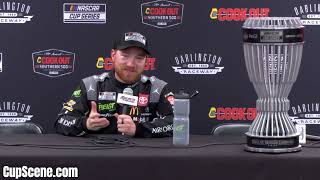 NASCAR at Darlington Aug  Sept 2024 Tyler Reddick post race [upl. by Anaitat]