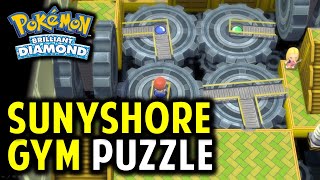 Sunyshore City Gym Puzzle Guide  Pokemon Brilliant Diamond amp Shining Pearl [upl. by Essie]