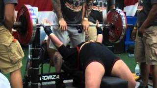 2011 APF Senior Nationals  407 Bench Press  Rebecca Gorshe [upl. by Truda]