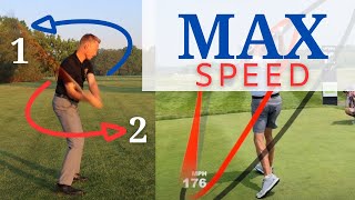 INCREASE SPEED IN YOUR GOLF SWING 2 simple ways to dramatically increase club head speed [upl. by Enrika]