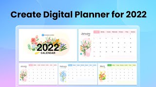 How to Make Digital Calendar Planners in 2022  Free Templates [upl. by Towbin187]