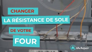 Comment changer la résistance de sole d’un four   WeRepair [upl. by Augustus]