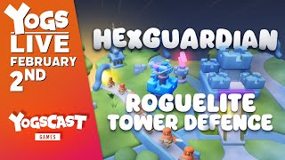 New tower defense roguelite with TILES Hexguardian w Alex Pedguin amp Co [upl. by Enneite]