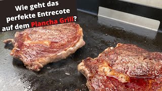 Wie geht das perfekte Entrecote auf dem Plancha Grill  PlanchaGrillTestde [upl. by Ainek]