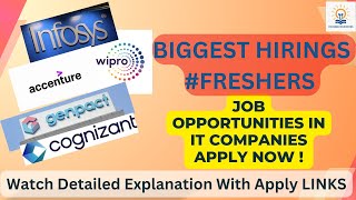 MNCs Are Hiring For Freshers Apply Now wiprohiring accenture freshersjobs2024 [upl. by Llenwahs]