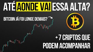 MAIS ALTAS PARA O BITCOIN  7 CRIPTOS PARA FICAR DE OLHO 🔥 TUDO O QUE VOCÊ PRECISA SABER HOJE [upl. by Mame]