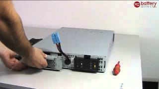 Installation Tutorial video for APC RBC27RBC32RBC43RBC105 Replacement batteries [upl. by Airahs]