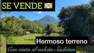 SE VENDE Hermoso terreno con vista al volcán Suchitan En Aldea Horcones Santa Catarina Jutiapa Guate [upl. by Primrosa]