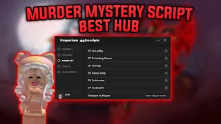 Murder Mystery Best Script TP All Esp All Kill Murder Sheriff No Key [upl. by Ashjian679]