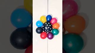 Popping Green Water Color Balloon Reverse ASMR 🟢🟠🟣🟡🔴🔵 [upl. by Akinej]