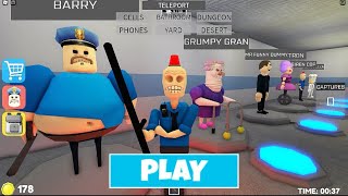 LIVE  PLAYING As All NEW Barry MORPHS And USING POWERS  NEW ROBLOX BARRYS PRISON RUN V2 OBBY [upl. by Banna]