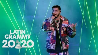 ANUEL AA  EL MANUAL X ESTRES POSTRAUMATICO LATIN GRAMMY 2020 [upl. by Nata651]