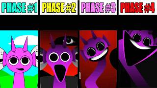 Phase 1 VS Phase 2 VS Phase 3 VS Phase 4 in Incredibox Sprunki [upl. by Aicirtak535]