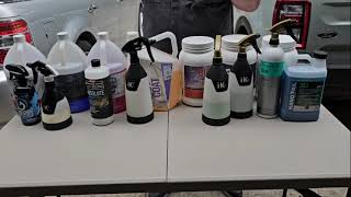 What Products I Use 20 yettiautodetailing [upl. by Anauqal]